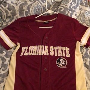 FSU baseball style jersey